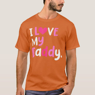 Ich liebe meinen Daddy, bester Dad überhaupt, Vate T-Shirt