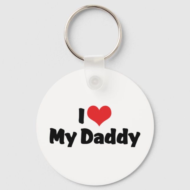 Ich Liebe meinen Daddy Schlüsselanhänger (Vorderseite)