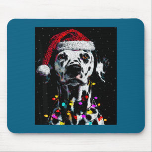 Ich liebe meinen Dalmatiner Ich liebe Weihnachten Mousepad