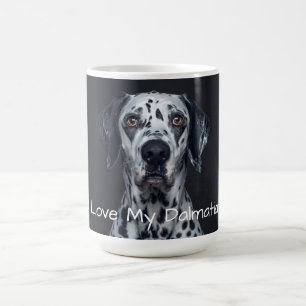 Ich Liebe meinen Dalmatiner Kaffeetasse