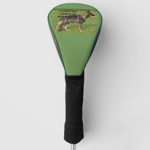 Ich Liebe meinen deutschen Einwegshepter Golf Headcover