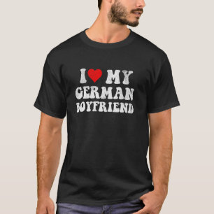 Ich liebe meinen deutschen Freund. Ich liebe meine T-Shirt