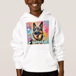 Ich liebe meinen Deutschen Schäferhund Hoodie