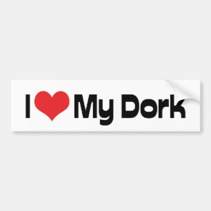 Ich liebe meinen Dork-Aufkleber Autoaufkleber
