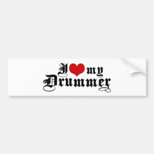 Ich Liebe meinen Drummer Autoaufkleber