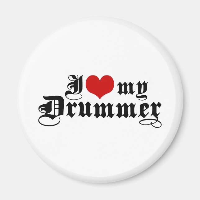 Ich Liebe meinen Drummer Magnet (Vorne)