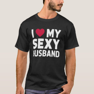 Ich liebe meinen Ehemann Ehefrau Paar Valentinstag T-Shirt