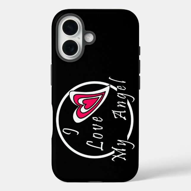 Ich Liebe meinen Engel Case-Mate iPhone Hülle (Rückseite)