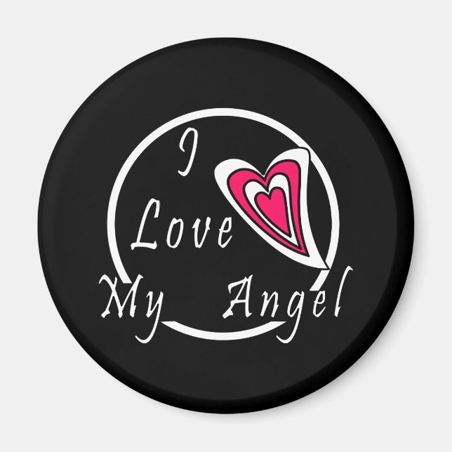 Ich Liebe meinen Engel Magnet (Vorne)
