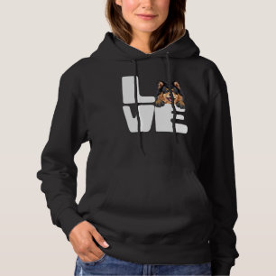 Ich liebe meinen finnischen Lapphund-Hund Hoodie