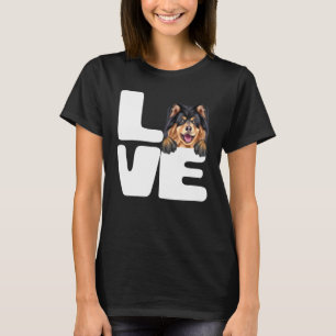 Ich liebe meinen finnischen Lapphund-Hund T-Shirt