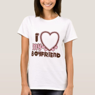 Ich liebe meinen Freund Benutzerdefiniertes Foto H T-Shirt