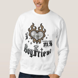 Ich liebe meinen Freund - Cheetah - DingusDesign Sweatshirt