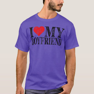 Ich liebe meinen Freund Jungen T-Shirt