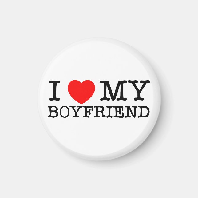 Ich liebe meinen Freund  Magnet (Vorne)