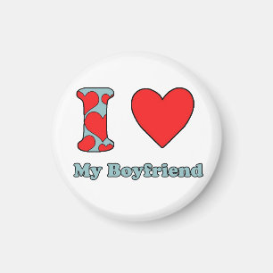 Ich Liebe meinen Freund Magnet