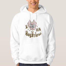 Ich liebe meinen Freund - Rot - DingusDesign Hoodie