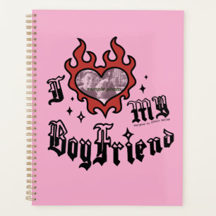 Ich liebe meinen Freund - Rot - DingusDesign Planer