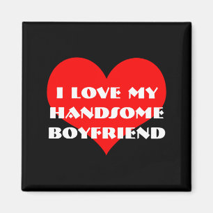 Ich liebe meinen Freund Valentinstag-Typografie 20 Magnet