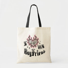 Ich liebe meinen Freund - Zebra - DingusDesign  Tragetasche