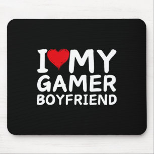 Ich liebe meinen Gamer-Freund Herz Freund Videospi Mousepad