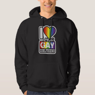 Ich Liebe meinen Gay Girlfriend Fun Prix Hoodie