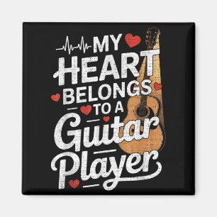 Ich liebe meinen Gitarrenspieler Ehemann Ehefrau L Magnet