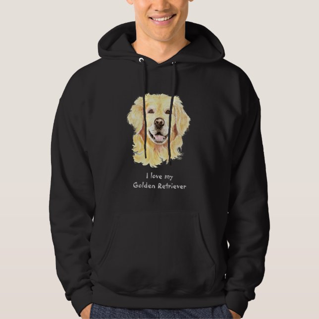 Ich Liebe meinen Goldenen Retriever, Hund, Haustie Hoodie (Vorderseite)