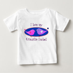 "Ich Liebe meinen Grauntie-Namen!" mit Lovebirts Baby T-shirt
