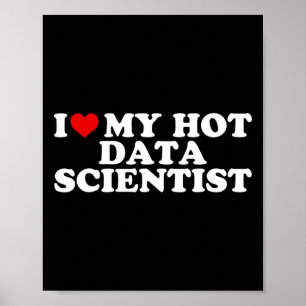 Ich liebe meinen heißen Datenwissenschaftler-Freun Poster