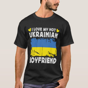 Ich liebe meinen heißen ukrainischen Freund, Paar T-Shirt