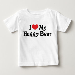 Ich liebe meinen Huggy Bear Baby T-shirt