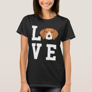 Ich Liebe meinen Hund-Beagle Hund Lover T-Shirt