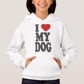 Ich Liebe meinen Hund Hoodie