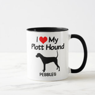 Ich Liebe meinen Hund im Plott Tasse