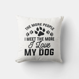 Ich liebe meinen Hund Kissen