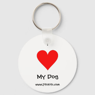 Ich Liebe meinen Hund Schlüsselanhänger