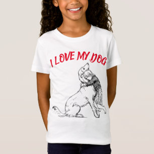 Ich Liebe meinen Hund T-Shirt