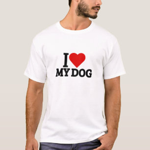 Ich Liebe meinen Hund T-Shirt