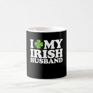 Ich liebe meinen irischen Ehemann Paar St. Patrick Kaffeetasse