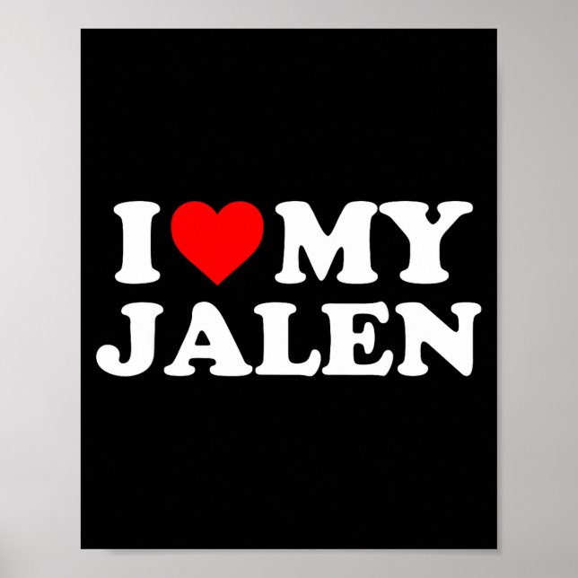 Ich liebe meinen Jalen  Poster (Vorne)