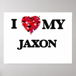 Ich Liebe meinen Jaxon Poster