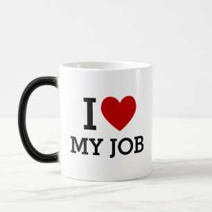 Ich liebe meinen Job Tasse – Positives Bürogeschen