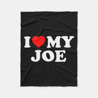 Ich liebe meinen Joe Fleecedecke