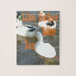 Ich liebe meinen Jungen, wie der Vater so der Sohn Puzzle