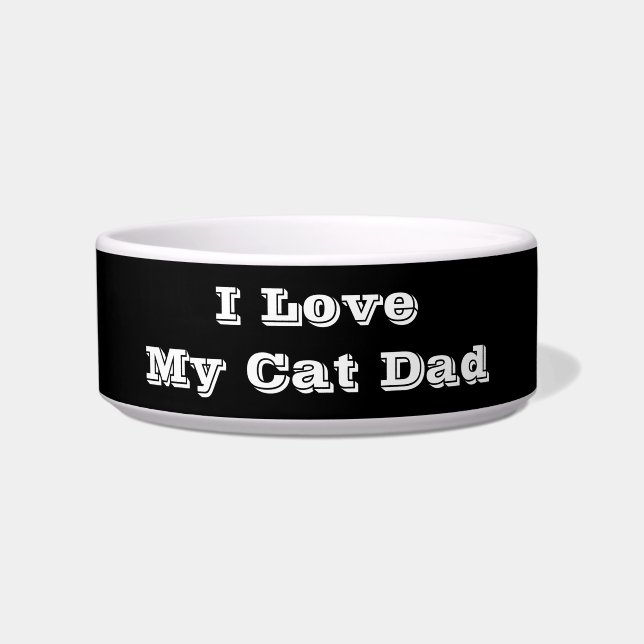 Ich Liebe meinen KatzenVater Napf (Vorderseite)