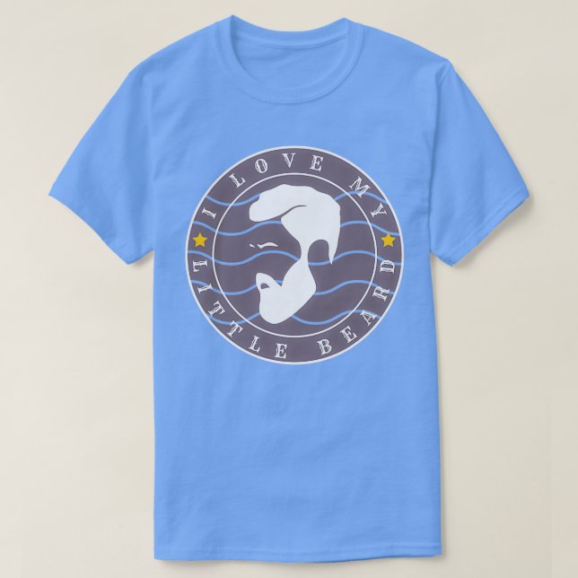 Ich Liebe meinen kleinen Bart 17 T-Shirt (Design vorne)