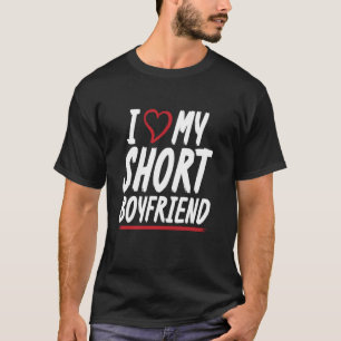 Ich liebe meinen kleinen Freund Freundin Paar T-Shirt
