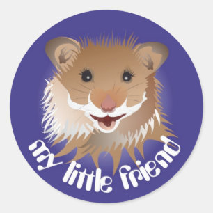 Ich liebe meinen kleinen Hamster Aufkleber