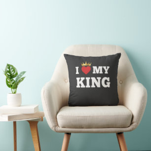 Ich liebe meinen König Kissen